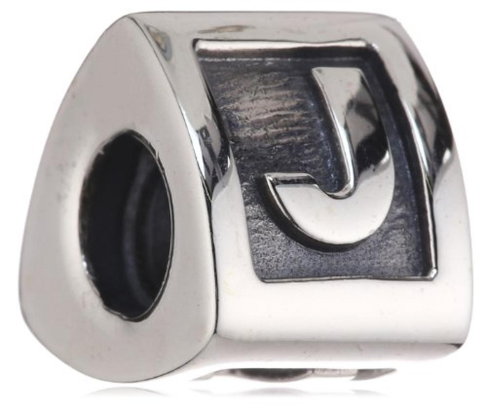 Pandora Damen-Bead  Sterling-Silber 925 Buchstabenelement "J" KASI 79323-J 